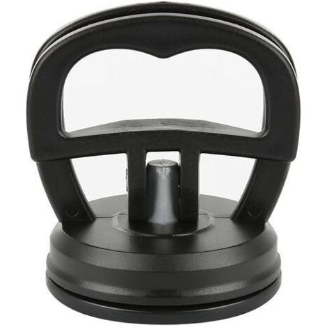 Lotto di 2 strumenti, dent riparazione e la riparazione dell'auto con ventose per maniglie per finestre, porte, specchi, il granito, il sollevamento di oggetti in movimento (5,7 cm) Nero (1/5)
