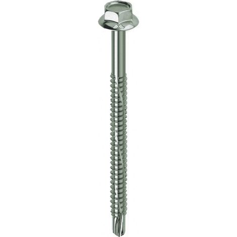 SC TIRAFONDO AUTOPERFORANTE TE 6,3X 80MM 20PZ CHROM KOVERVIT DX 5 SC (1/2)