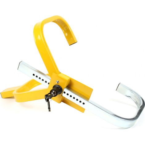 Sabot roue antivol caravane, voiture, camping car, remorque (1/3)