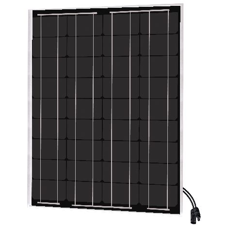 Panneau solaire monocristallin 50Wc 24V – Performances optimales faible ensoleillement – Dimensions 67 x 56 x 4 cm – Garantie 5 ans – Uniteck