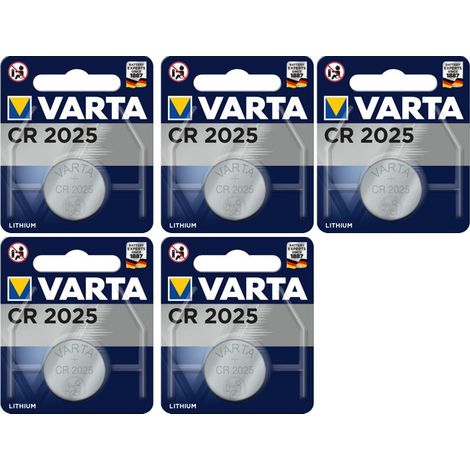 .Varta CR 2025 3V au lithium.