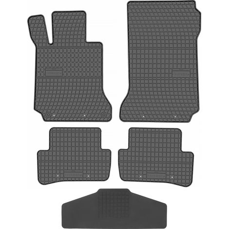 Tappetini Prismat 1444 + copritappeto 1000/1 - Mercedes Classe C W204 2007-2014 SENZA FERMI