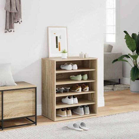 Schuhschrank Sonoma-Eiche 60x35x70 cm Holzwerkstoff