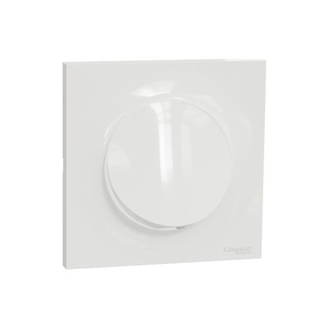 Schneider - Odace 2011 - Sortie de cu00e2ble + Plaque - Fixation VIS - Blanc - Ref. : S520662+S520702 (1/4)