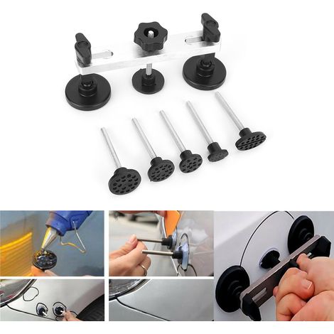 Kit de réparation professionnel en aluminium pour débosselage sans peinture de carrosserie (1/5)