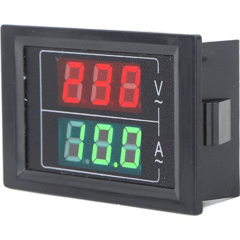 Einphasen-2-Leiter-Stromzähler, digitales LED-Voltmeter/Amperemeter, AC 60–500 V, 0–100 A, misst Spannung und Stromstärke (1/5)