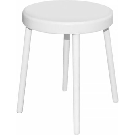 Sgabello da bagno bianco, TUGRISAN