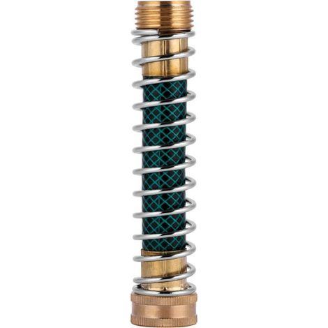 Raccord d'arrosage Rapide Premium pour Tuyau de Rallonge de Robinet de Jardin Coupleur en Laiton avec Bobine Flexible (1/5)
