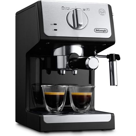 Delonghi ECP 33.21.BK Kaffeemaschine schwarz und silber