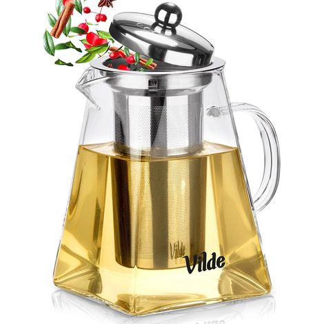 Théière en verre avec infuseur 920 ml