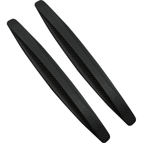 2 Pièces Bande de Coin de Protecteur de Pare-Chocs de Voiture,Bande Protectrice Universelle de Lèvre de Pare-Chocs Bande de Jupe Latérale Anti-Collision Anti-Rayures,Noir (1/5)