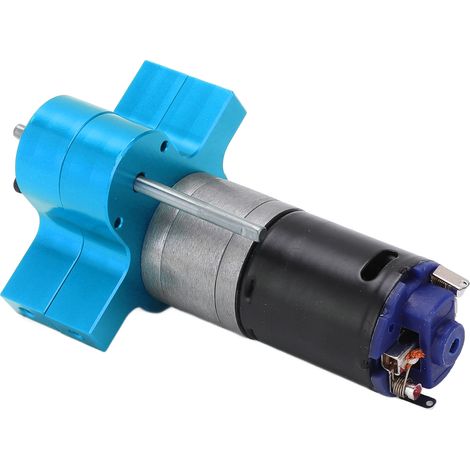Boîte de vitesses métallique avec moteur 370 pour camion militaire WPL B1 B-1 C14 C-14 1/16, bleu (1/5)
