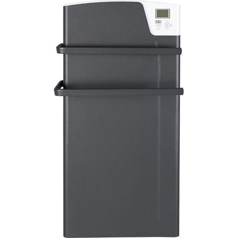Thermor – Sèche-serviette électrique Majorque 1400W – Soufflerie – 705mm de hauteur – 340mm de largeur – Gris ardoise