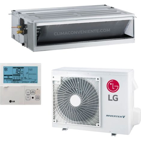 Climatizzatore Canalizzato Reversibile LG Media Prevalenza A++/A 18000 BTU / 5.0 kW Inverter (CM18F + UUA1.UL0)