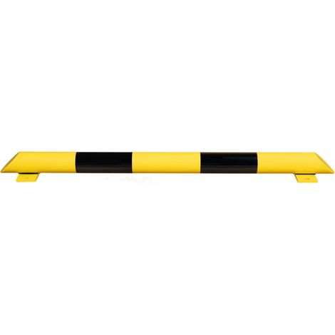 Moravia Rammschutz-Balken schwarz/gelb Rundrohr 76 x 3,0 mm 1200 mm lang