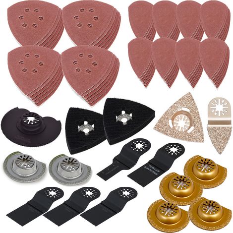 Wolf 76 Piece Oscillating Multi Tool Professional Accessory Kit