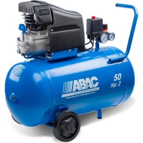 ABAC COMPRESOR AZUL .2.0 HP. 50 L.CORREA MONOFASICO