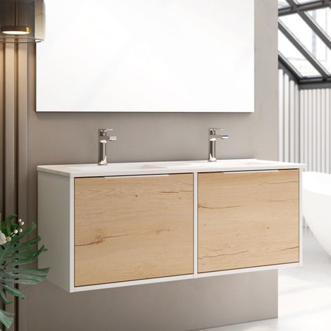BATHME ONE Mueble de Baño con Lavabo 120 cm Blanco - ref: CNB5JRC+SA.LIECO121