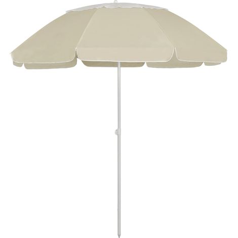 vidaXL Beach Parasol Sand Yellow 300 cm