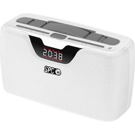 SPC Storm Boombox Lettore digitale 20 Watt bianco