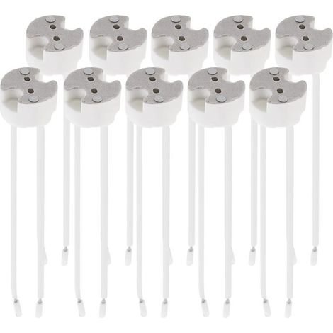 Lot de 10 douilles GU5.3 – Compatible MR16 – Tension 12V – Pour lampes LED et halogènes – Installation facile (1/5)