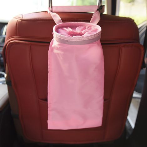 Sac de rangement rose pour parapluie de voiture