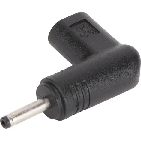 Adaptateur USB 3.1 Type C femelle 100 W PD vers CC 18,5-20 V 3,0 x 1,1 mm avec émulateur PD et déclencheur coudé à 90° (1/5)