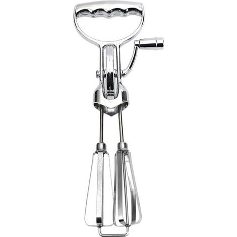Handmixer mit Handkurbel-Eierquirl, 30 cm langer Handmixer, Rotations-Eierquirl mit doppelter (1/5)