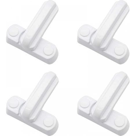 4er-Set Schlösser für Türen, Schränke und Fenster, Tür- und Fensterbeschläge, Karabiner für Diebstahlsicherungen [Nagelversion] (1/4)