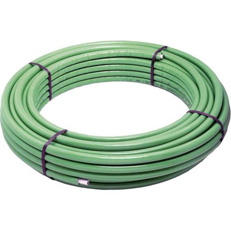 TUBO MULTISTRATO PE-RT/AL/PE-RT RIVESTITO VERDE PER CONDIZIONAMENTO ""FLEX ALL"" Ø26 x Sp.3,0 - mt.25 Q.TA 25