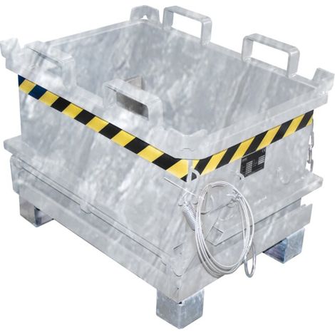 Bauer Südlohn Mini-containers pliables MSB 150, galvanisés à chaud (1/5)