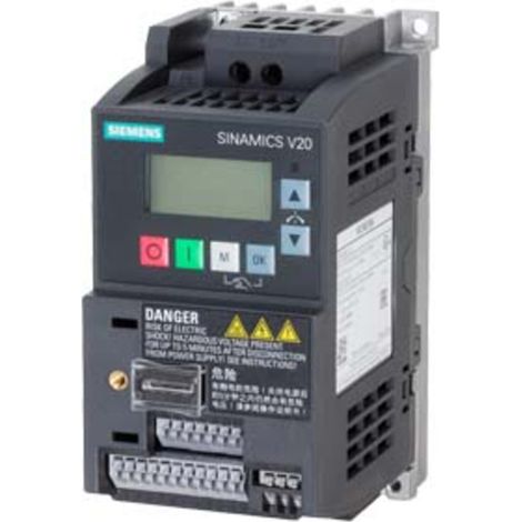 Siemens Frequenzumrichter 6SL3210-5BB13-7BV1 0.37 kW  200 V, 240 V