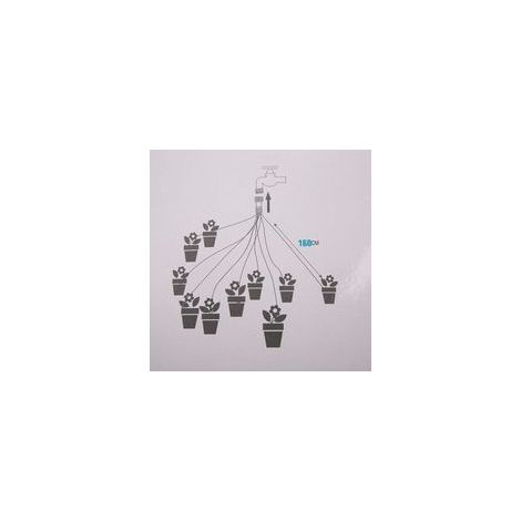 10pcs Kit d'Irrigation Goutte à Goutte Automatique Micro Kit d'Irrigation pour 10 Plantes en Pot d'Intérieur Arroseur de Dérivation l'Arrosage des Plantes (1/4)