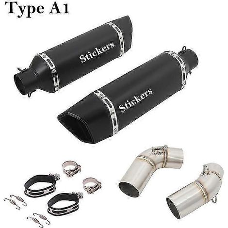 Silencieux d'échappement en fibre de carbone pour moto Ducati Monster 659, 696, 795, 1100, Hypermotard 796, 2008-2014, Db Kil (Type A1) (1/5)
