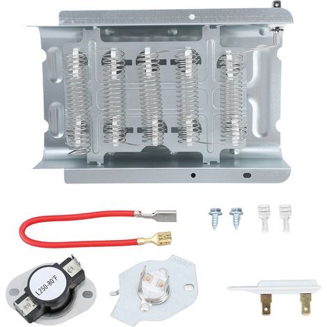 Kit d'éléments chauffants pour sèche-linge 279838, remplace 3403585 W10724237 3398063 3398064 8565582