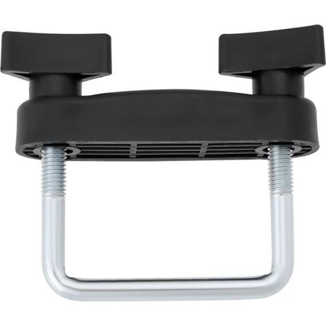 Colliers de serrage en U pour coffre de toit – Fixation sécurisée – Métal et plastique – Largeur interne 78 mm – Pour porte-bagages de voiture (1/5)