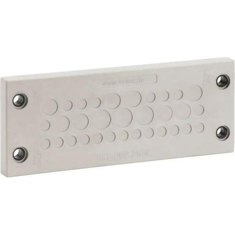 Icotek KEL-DPZ 24/17 placa de paso de cable gris negro