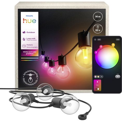 Philips LED-Leuchtmittel 929004581901 Hue Festavia