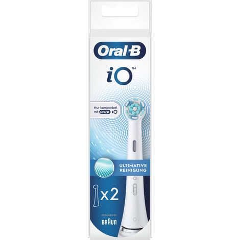 Oral-B iO Ultimative Reinigung 2er, weiß  Aufsteckbürsten