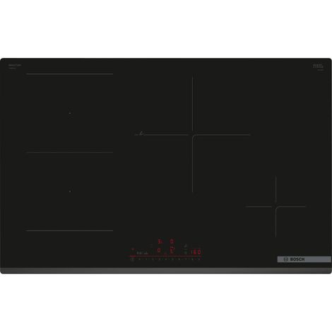 Bosch PVS83KHC1Z Placa de cocina de inducción negra 80 cm
