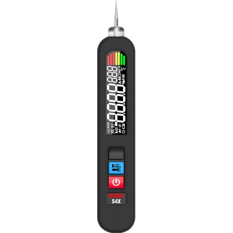 Testeur de tension numérique BSIDE S4X 12-300V CA, détecteur de fuite de courant, stylo de contrôle de continuité avec écran EBTN, détection NCV et vérification de fil sous tension (1/4)