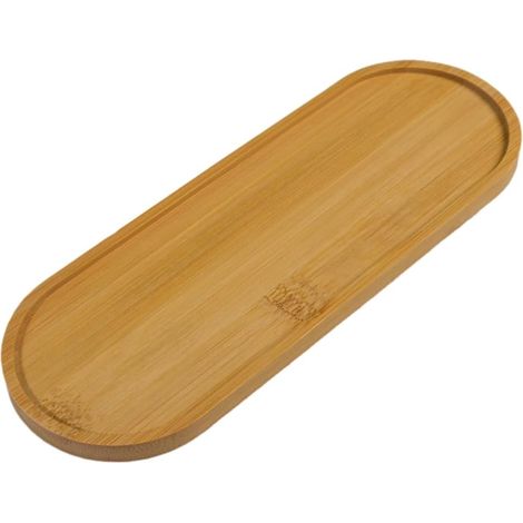 Plateau en bois, plateau cosmétique, plateau petit déjeuner, décoration, pour salle de bain, table (2591) (1/5)