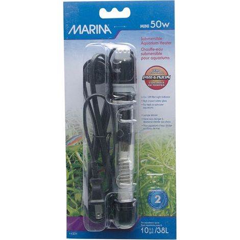 Calentador sumergible Mini para acuarios Marina