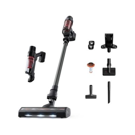 Rowenta – Aspirateur balai sans fil 140W – Autonomie 45 min – Technologie cyclonique – Brosse motorisée LED pour poils d'animaux