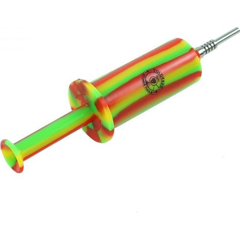 PIPE SERINGUE SILICONE couleur  23cm  - COLORADO STONER TOOLS