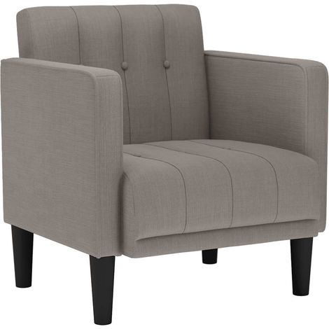 Maison Exclusive - Divano Sedia con Braccioli Tortora 53 cm in Tessuto