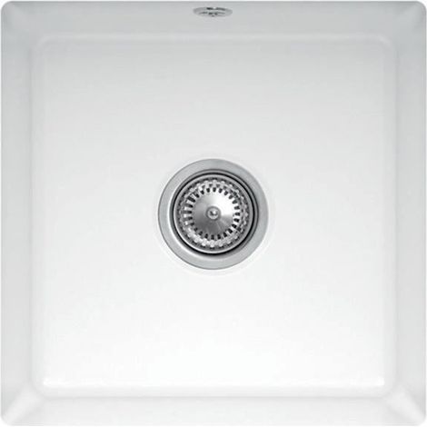 V&B Unterbauspüle SUBWAY 50 SU 440x440mm Handbetätigung weiß