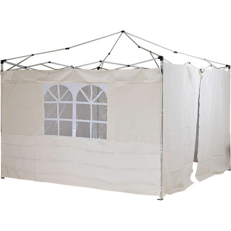 Set de bâches d'habillage pour tonnelle D41046 - couleur beige