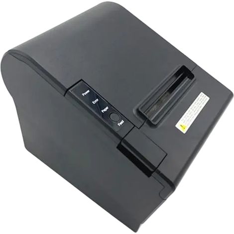 1 Imprimante thermique, coupe automatique, engrenage 80mm, USB, compatible Windows iOS Android, pour supermarché (1/5)