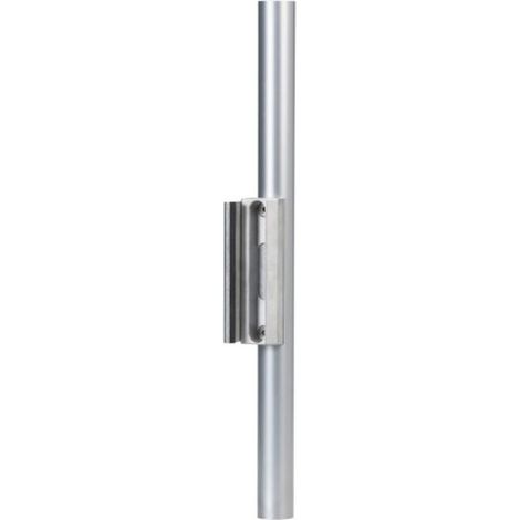 Gâche pour serrure de portail LAKQ 40, profil rond à partir de Ø 40 mm, coloris vert - LOCINOX